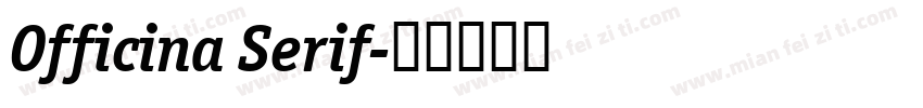 Officina Serif字体转换